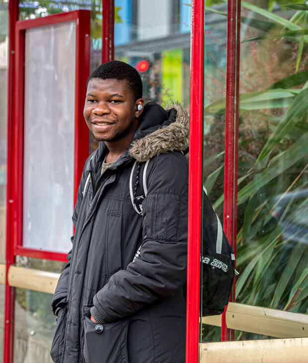 “To take the bus gives me independence as I have a free bus pass because I am registered blind.”